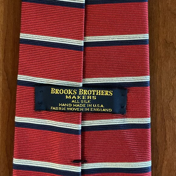 VTG Brooks Brothers Silk Horizontal Stripe Tie Collection - Picture 3 of 5